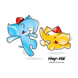 <div>
<p>Each sport discipline is animated with an elephant, thus giving the appearance of its cartoon movements in all events to be competed in the 1st Asian Indoor Games 2005.<br /><br />Children and other people alike will be fond of them, pleasant to look at them and keeping them for a souvenir after the end of the Games.<br /><br />The Mascot is given the name of Hey-Ha in Thai to convey the meaning of amusement, merriment and relaxation, thus in a way reflecting the natures of the Asian Indoor Games a great deal.</p>
</div>
<div>&nbsp;</div>