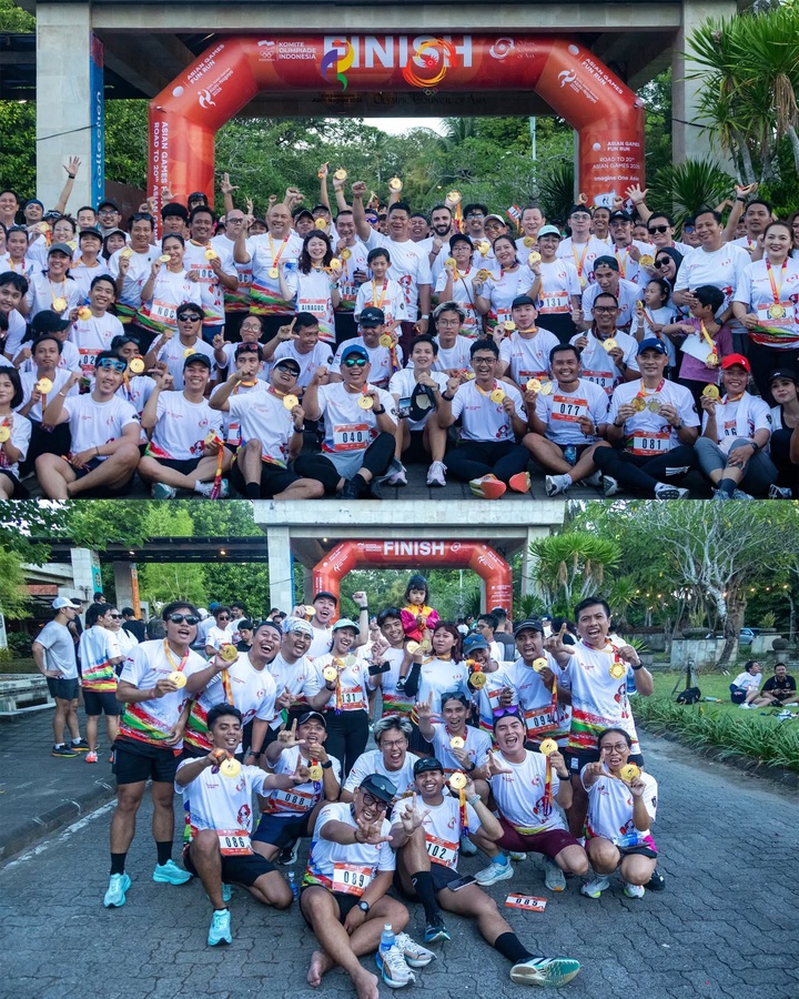 Indonesia NOC President ‘Okto’ joins Asian Games Fun Run