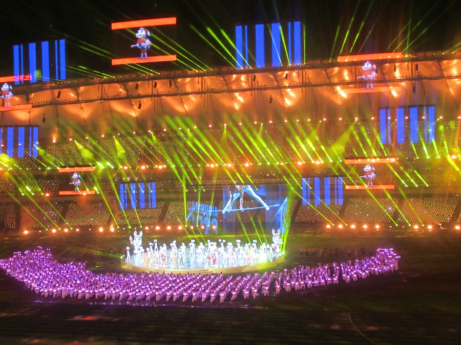 The colours of the closing ceremony. © OCA