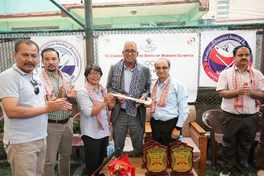 Hockey takes spotlight in Olympic Day celebration