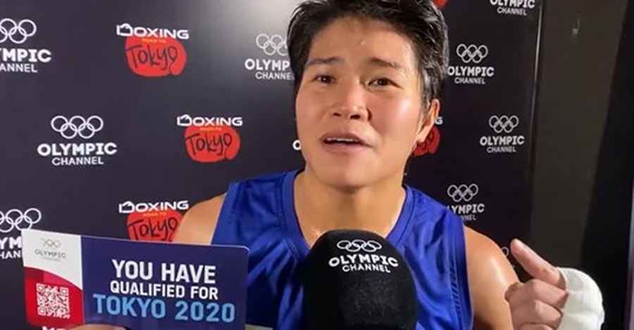 Irish Magno won her ticket to Tokyo via the box-off at the Asia-Oceania qualification tournament in Jordan earlier this month. © ABS-CBN